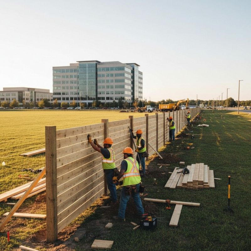 Concrete Fence Construction