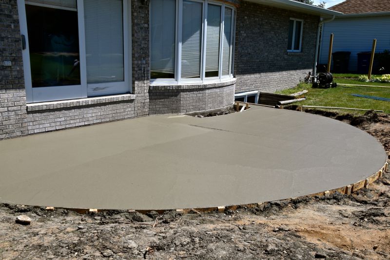 Patio Concrete Pouring detail